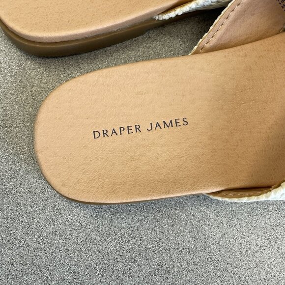 NWOT Draper James Alex Women's Size 8M Cross Strap Flat Sandals  Slip-On - Picture 2 of 6